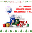 30PCS Christmas Ziplock With Ties Assorted Sizes Stocking Wrapping Bag