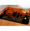 Halloween Ghost Bat Print Toilet Rug