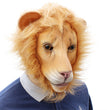 Halloween Prom Play Cute Lion Latex Mask