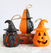 Halloween Pumpkin Lantern Portable Skull Candle Light