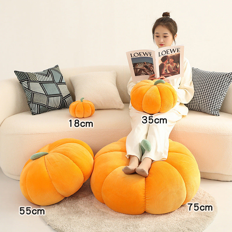 Colorful Pumpkin Pillow Halloween Plush Toy