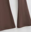 Thickened Sanded Fabric Yoga Bell-bottom Pants Women