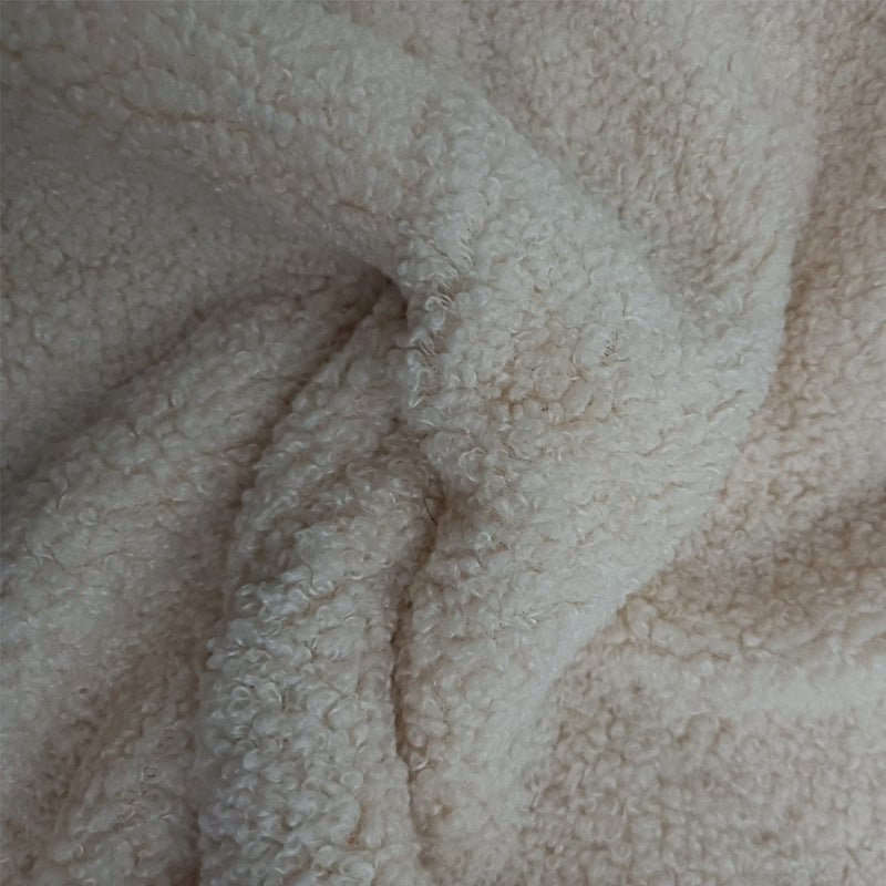 Single-breasted Wool Ring Asymmetric Half-body