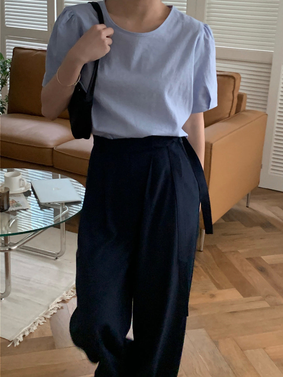 New Wide-leg Pants Women's High Waist Drooping Suit Pants Loose