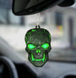 Halloween Skull Car Pendant Acrylic Flat Ornament