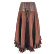 Halloween Stage Costume Steampunk Irregular Skirt Two-piece Suit