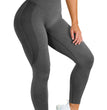 Snowflake Jacquard Seamless Yoga Workout Ankle Length Pants