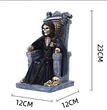 Resin Crafts Halloween Decoration Ornaments Western Traditional Throne