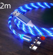 Magnetic Charging Cable Streamer Fast Charging Cable Lighting Micro USB Cable LED Magnet Charger Type-C Cable