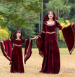 Halloween Retro Little Red Riding Hood Vampire Witch Costume