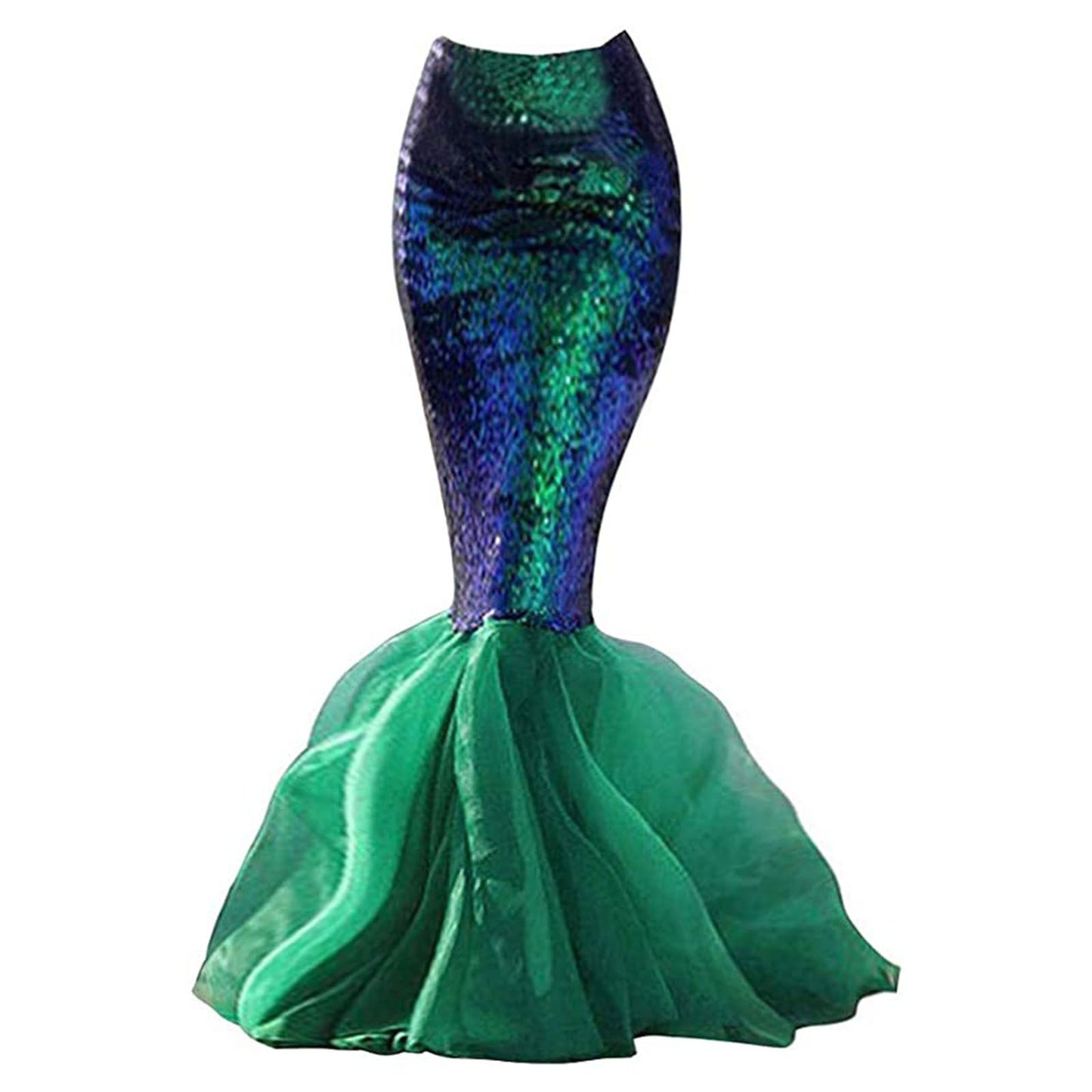 Halloween Cosplay Costumes Mermaid Half Body Fishtail