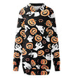 Halloween Theme Printed Casual Loose Mid-length Dress