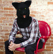 Stuffed Animal Gray Wolf Headgear Halloween Props