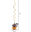 Cartoon Halloween Skull Spiral Pendant Set