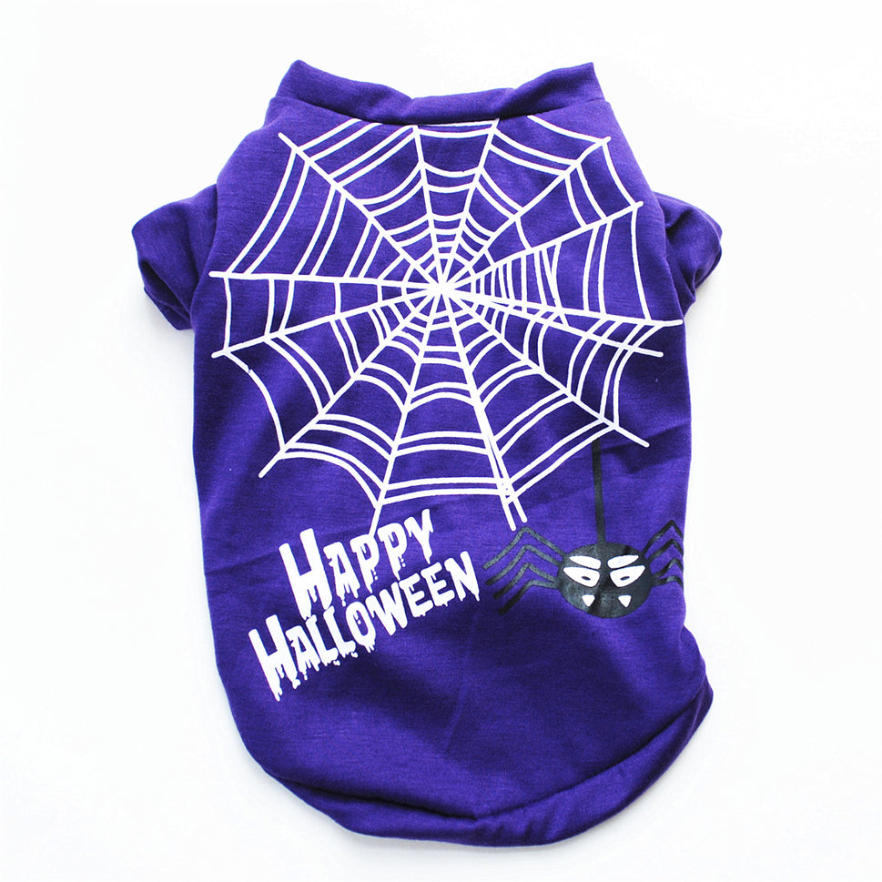 Cotton T Halloween Pumpkin Dog Clothes