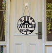Halloween Wooden Witch Broom Acrylic Hang Decorations
