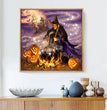 Halloween Full Square Diamond Painting Pumpkin Witch