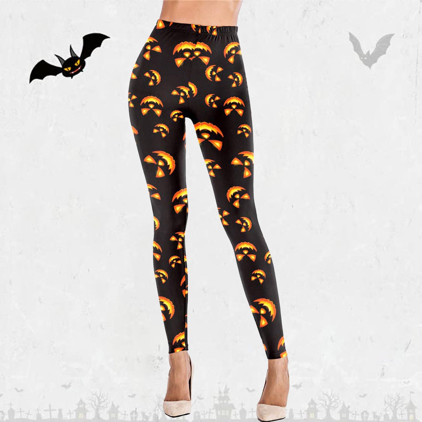European Beauty Pants Halloween Women's Casual Sports Tight