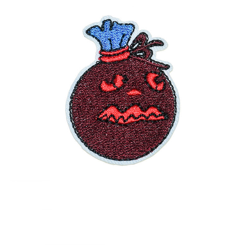Cartoon Embroidery Halloween Clothes Pants Decorative Fabric Patch