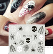 Halloween Pumpkin Nail Sticker Watermark Sticker
