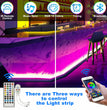 Led Strip Lights 5050 RGB Bluetooth Room Light Color Changing with Remote