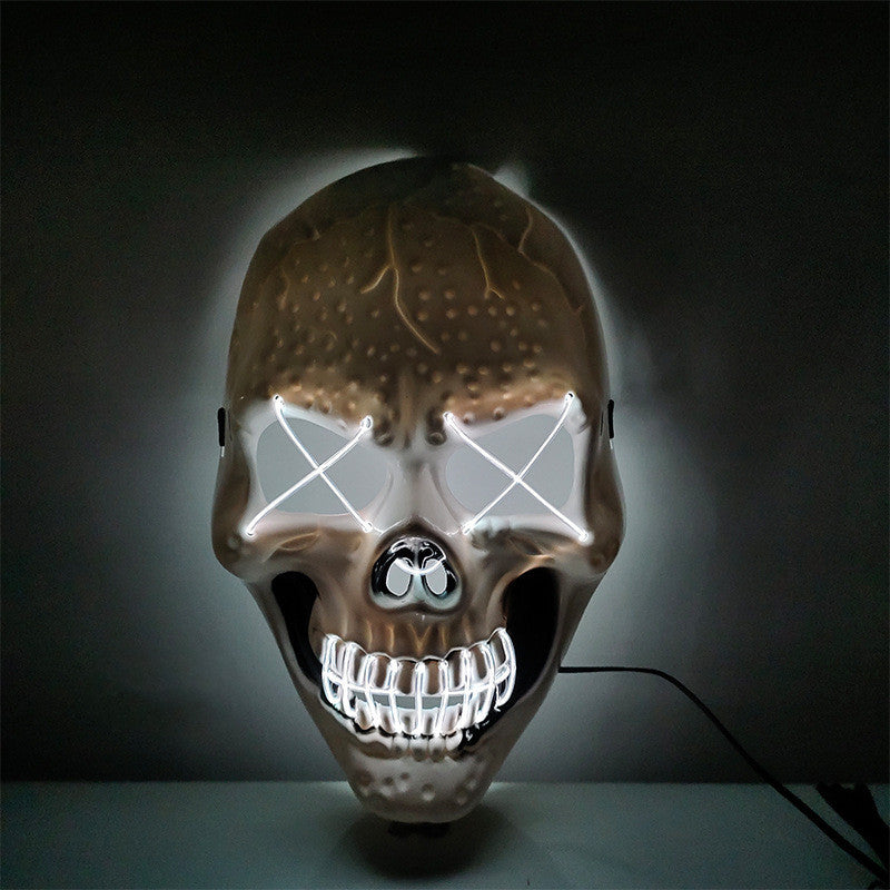 Halloween Skull Glowing Mask Bar Night Horror