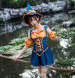 Cosplay Costume Halloween Charming Witch 7piece Spot Set