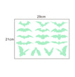 Halloween Carved Luminous Stickers Bloodsucking Bat Witch Pumpkin Festival Decoration Fluorescent Sticker