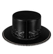 Halloween Punk Skull Black Top Hat