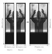 Halloween 3d Door Sticker Personality