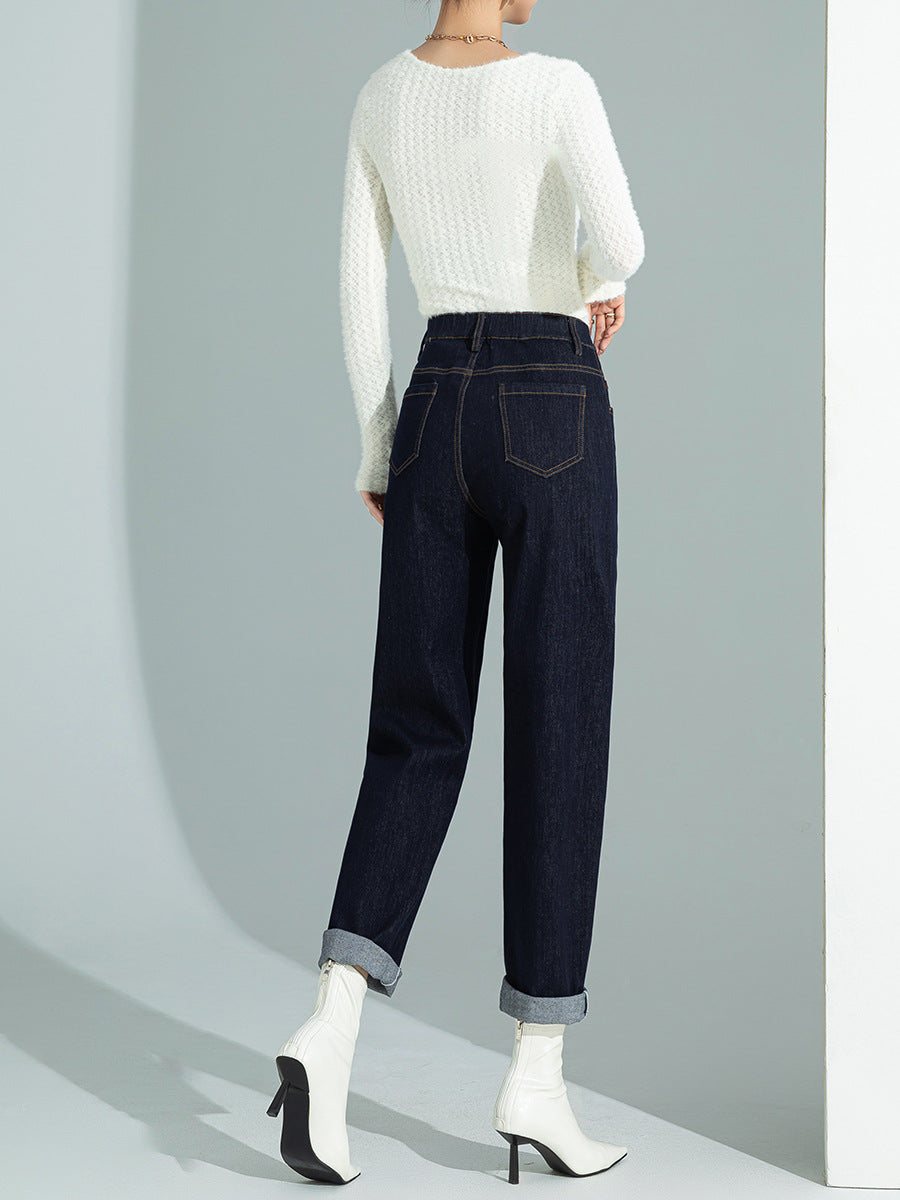 Women's Fashion Casual Loose High Waist Skinny Pants
