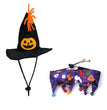 Halloween Hat And Scarf Set Skull Pattern Cat Cape Hat Set