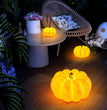 Outdoor Solar Pumpkin Lights Rural Farm Creative Luminous Landscape Outdoor Waterproof Courtyard Lawn Lamp Halloween Party Decor Halloween Decorations