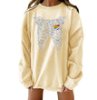 Halloween Creative Theme Print Loose Sweater