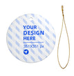 Home Decor Christmas Ceramic Round Pendant