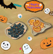 Halloween Wooden Pumpkin Tray Home Decor