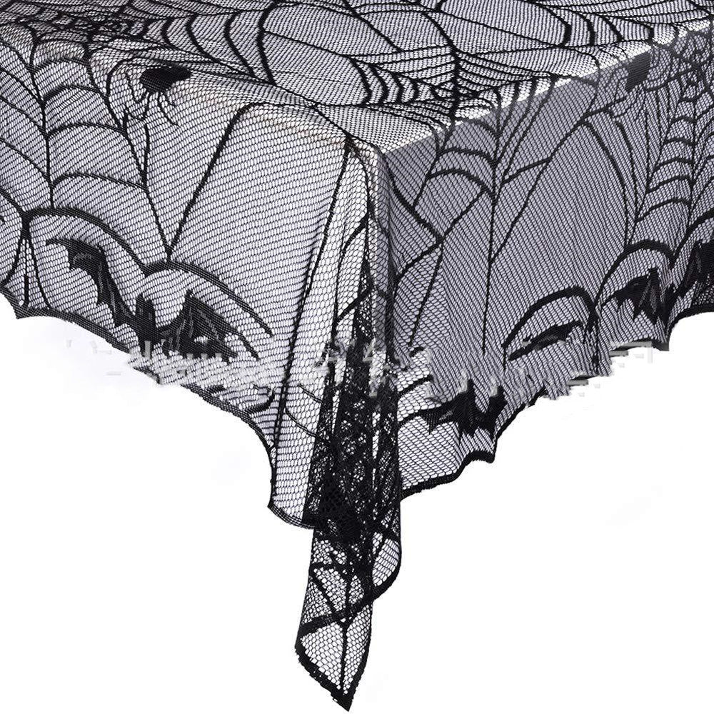 Halloween Tablecloth Bat Tablecloth Lace Spider Web