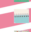 2024 English Creative Simple Desk Calendar