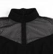 Halloween Black Queen Mesh Flared Sleeves Patchwork Retro Dress