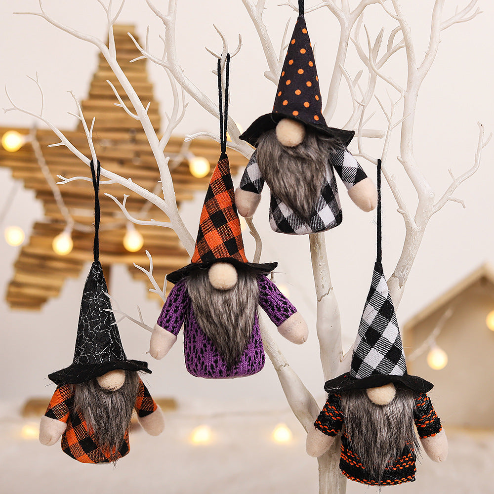 Halloween Supplies Light-emitting Forest Man Doll Pendant
