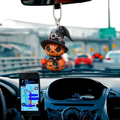 Halloween Christmas Pumpkin Dwarf Automobile Hanging Ornament