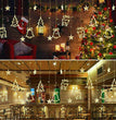 LED Fairy String Window Curtain Lights Star Christmas Xmas Party Home Indoor