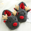 Christmas Shoes Cute Elk Home Slippers