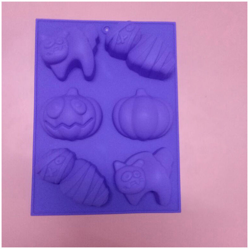 Halloween Pumpkin Ghost Mummy Silicone Cake Mold