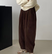 Retro Loose Profile Grandma's Pants Elastic