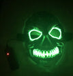 Skull Two-color Glowing Mask Halloween