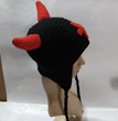 Funny Devil Horn Hat Cross Halloween