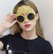Creative 2024 Happy New Year Party Glasses Supplies Photo Props Holiday Dance Dress Up Funny Glasses