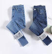 High Waist Jeans Women's All-match High Elastic Slim Fit