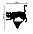 Garden Ornaments Halloween Decorations Black Cat Silhouette